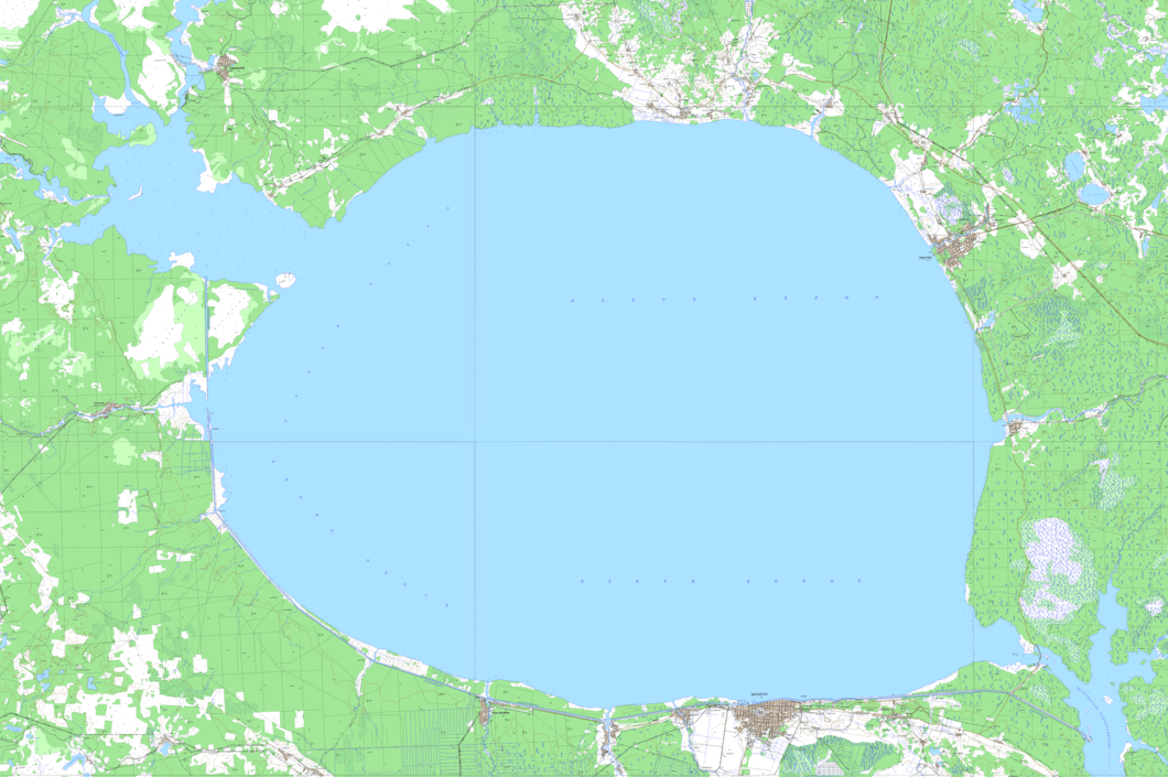карта  Белое озеро  в хорошем качестве